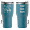 Bride / Wedding Quotes and Sayings RTIC Tumbler - Dark Teal - Double Sided - Front & Back