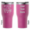 Bride / Wedding Quotes and Sayings RTIC Tumbler - Magenta - Double Sided - Front & Back