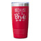 Bride / Wedding Quotes and Sayings Red Polar Camel Tumbler - 20oz - Single Sided - Approval