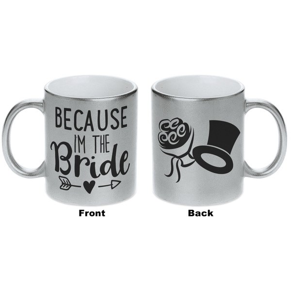 Bride / Wedding Quotes and Sayings Silver Mug - Approval