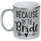 Bride / Wedding Quotes and Sayings Silver Mug - Main