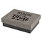 Bride / Wedding Quotes and Sayings Small Gift Box w/ Engraved Leather Lid