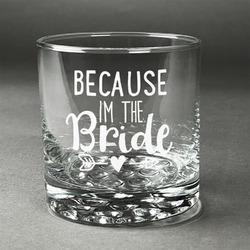 Bride / Wedding Quotes and Sayings Whiskey Glass - Engraved