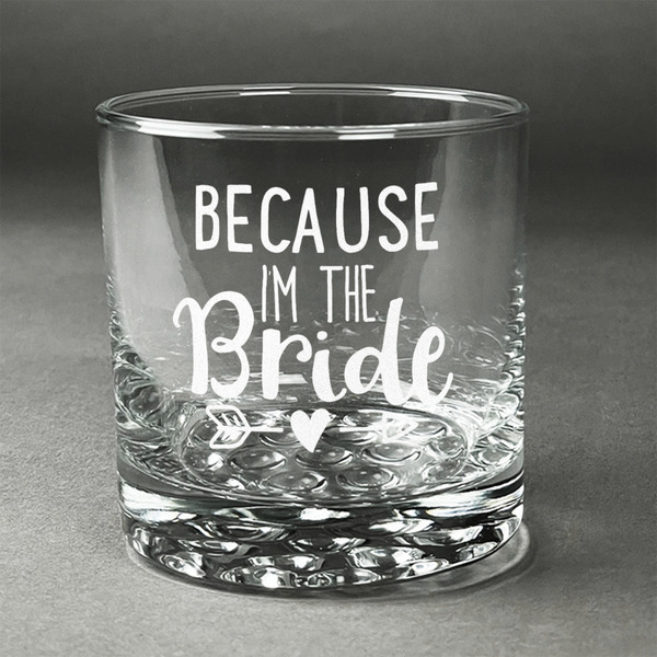 Custom Bride / Wedding Quotes and Sayings Whiskey Glass - Engraved