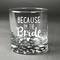 Bride / Wedding Quotes and Sayings Whiskey Glass - Front/Approval