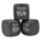 Bride / Wedding Quotes and Sayings Whiskey Stones - Set of 3 - Front