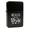 Bride / Wedding Quotes and Sayings Windproof Lighters - Black - Front/Main