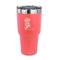 Fighting Cancer Quotes and Sayings 30 oz Stainless Steel Ringneck Tumblers - Coral - FRONT