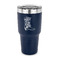 Fighting Cancer Quotes and Sayings 30 oz Stainless Steel Ringneck Tumblers - Navy - FRONT