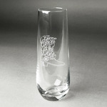 Fighting Cancer Quotes and Sayings Champagne Flute - Stemless Engraved - Single