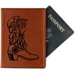 Fighting Cancer Quotes and Sayings Passport Holder - Faux Leather