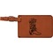 Fighting Cancer Quotes and Sayings Cognac Leatherette Luggage Tags