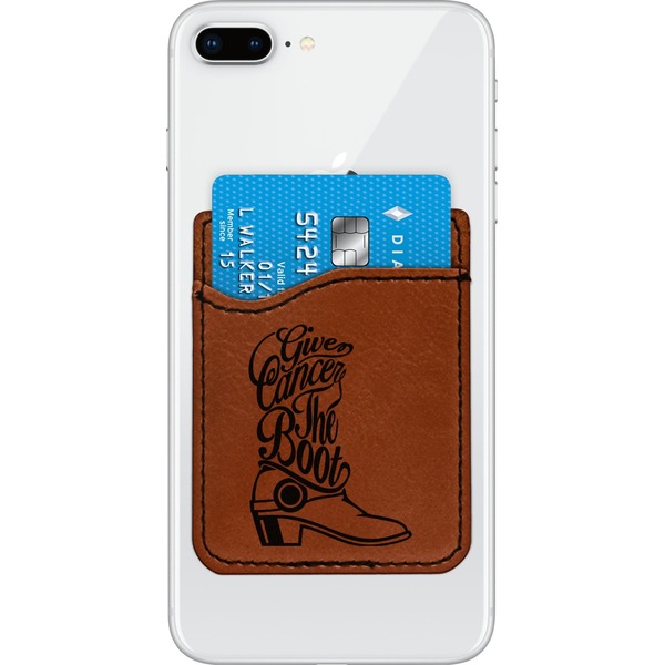 Custom Fighting Cancer Quotes and Sayings Leatherette Phone Wallet