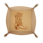 Fighting Cancer Quotes and Sayings Genuine Leather Dice Tray