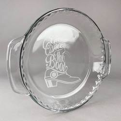 Fighting Cancer Quotes and Sayings Glass Pie Dish - 9.5in Round