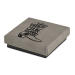 Fighting Cancer Quotes and Sayings Jewelry Gift Box - Engraved Leather Lid