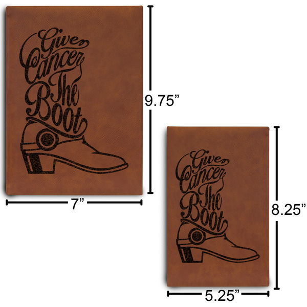 Fighting Cancer Quotes and Sayings Journal Size Comparisons w/ Dimensions