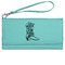 Fighting Cancer Quotes and Sayings Ladies Wallet - Leather - Teal - Front View