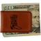 Fighting Cancer Quotes and Sayings Leatherette Magnetic Money Clip - Front
