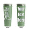 Fighting Cancer Quotes and Sayings Light Green RTIC Everyday Tumbler - 28 oz. - Front and Back