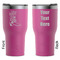 Fighting Cancer Quotes and Sayings RTIC Tumbler - Magenta - Double Sided - Front & Back