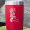 Fighting Cancer Quotes and Sayings Red Polar Camel Tumbler - 20oz - Close Up
