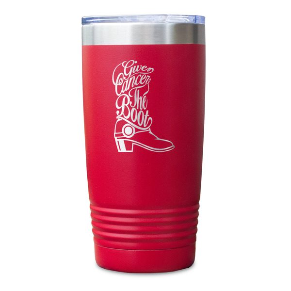 Fighting Cancer Quotes and Sayings Red Polar Camel Tumbler - 20oz - Single Sided - Approval