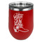 Fighting Cancer Quotes and Sayings Stainless Wine Tumblers - Red - Single Sided - Front