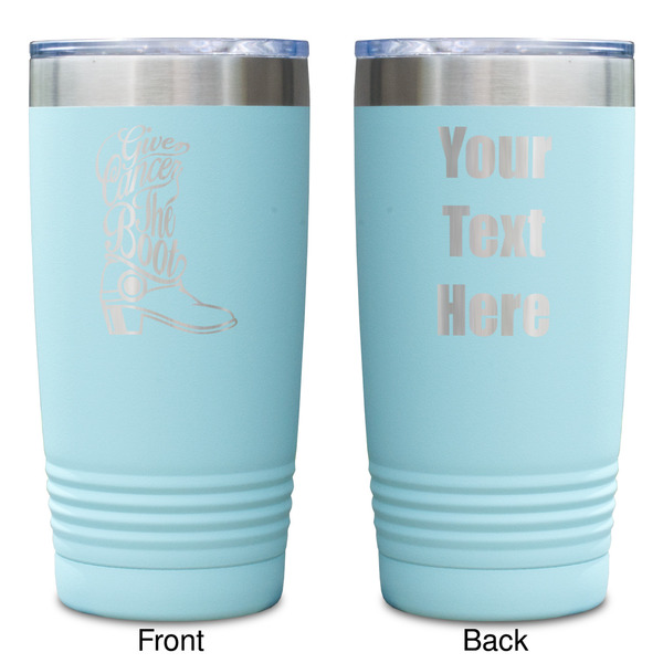 Fighting Cancer Quotes and Sayings Teal Polar Camel Tumbler - 20oz -Double Sided - Approval