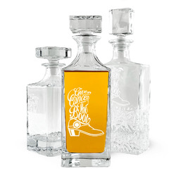 Fighting Cancer Quotes and Sayings Whiskey Decanter