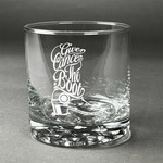 Fighting Cancer Quotes and Sayings Whiskey Glass - Engraved