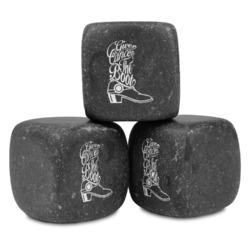 Fighting Cancer Quotes and Sayings Whiskey Stone Set