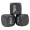 Fighting Cancer Quotes and Sayings Whiskey Stones - Set of 3 - Front