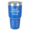 Christmas Quotes and Sayings 30 oz Stainless Steel Ringneck Tumbler - Blue - Front
