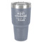 Christmas Quotes and Sayings 30 oz Stainless Steel Tumbler - Grey - Single-Sided