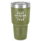 Christmas Quotes and Sayings 30 oz Stainless Steel Ringneck Tumbler - Olive - Front