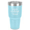 Christmas Quotes and Sayings 30 oz Stainless Steel Tumbler - Teal - Single-Sided