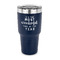 Christmas Quotes and Sayings 30 oz Stainless Steel Ringneck Tumblers - Navy - FRONT
