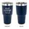 Christmas Quotes and Sayings 30 oz Stainless Steel Ringneck Tumblers - Navy - Single Sided - APPROVAL