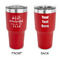 Christmas Quotes and Sayings 30 oz Stainless Steel Ringneck Tumblers - Red - Double Sided - APPROVAL
