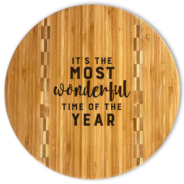 Custom Christmas Quotes and Sayings Bamboo Cutting Board