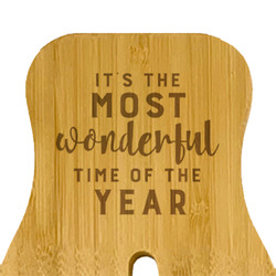 Christmas Quotes and Sayings Bamboo Salad Mixing Hand