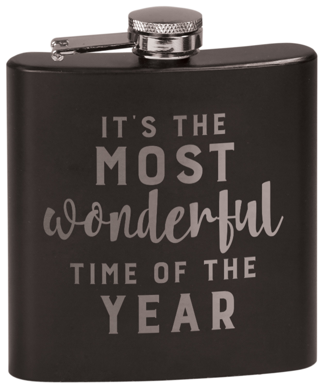 https://www.youcustomizeit.com/common/MAKE/1038049/Christmas-Quotes-and-Sayings-Black-Flask-Engraved-Front-2.jpg?lm=1633985312