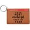 Christmas Quotes and Sayings Leatherette Keychain ID Holder