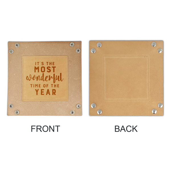 Christmas Quotes and Sayings Genuine Leather Valet Trays - APPROVAL