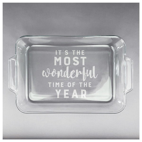 Christmas Quotes and Sayings Glass Baking Dish - APPROVAL (13x9)