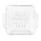 Christmas Quotes and Sayings Glass Cake Dish - APPROVAL (8x8)