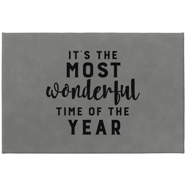 Christmas Quotes and Sayings Large Engraved Gift Box with Leather Lid - Approval