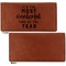 Christmas Quotes and Sayings Leather Checkbook Holder Front and Back Single Sided - Apvl