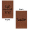 Christmas Quotes and Sayings Leatherette Sketchbooks - Small - Double Sided - Front & Back View